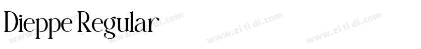 Dieppe Regular字体转换